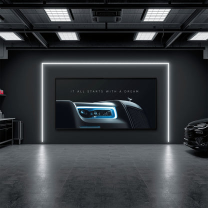 Rolls-Royce Inspirational Wall Art | Motivational Luxury Car Decor Cars