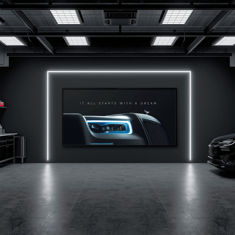 Rolls-Royce Inspirational Wall Art | Motivational Luxury Car Decor Cars