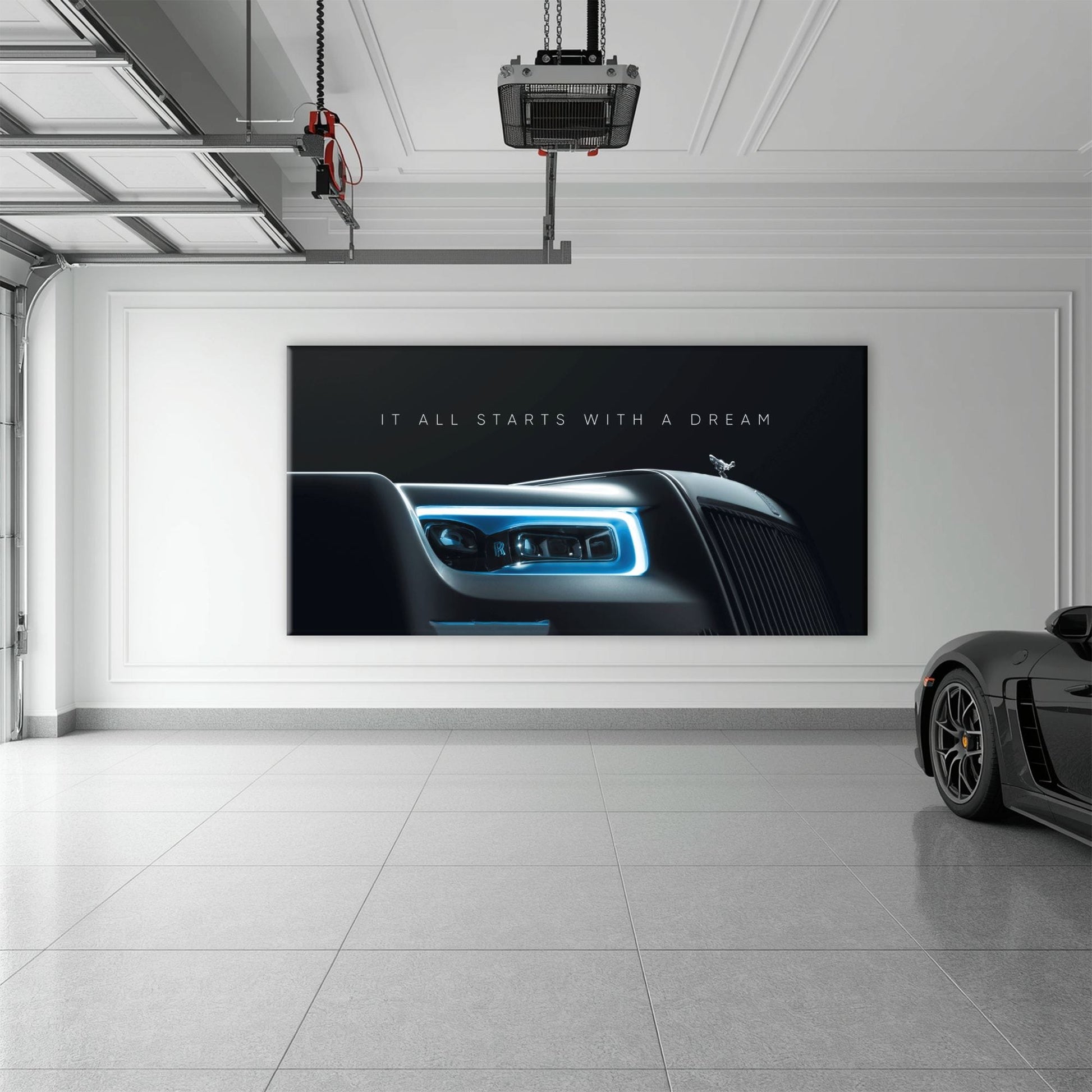 Rolls-Royce Inspirational Wall Art | Motivational Luxury Car Decor Cars