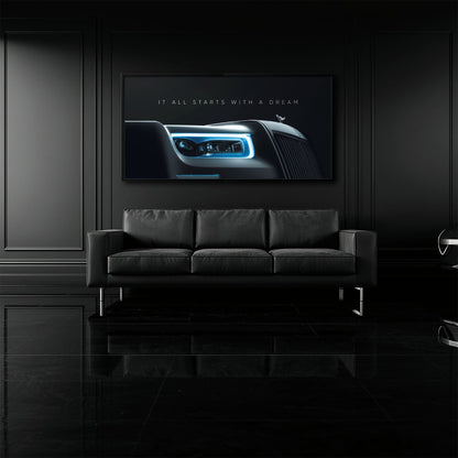 Rolls-Royce Inspirational Wall Art | Motivational Luxury Car Decor Cars