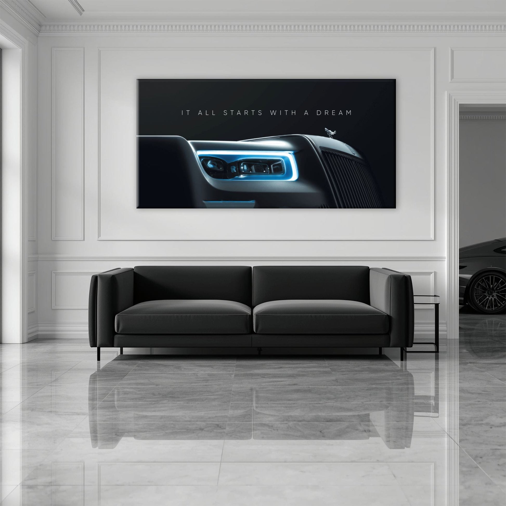 Rolls-Royce Inspirational Wall Art | Motivational Luxury Car Decor Cars