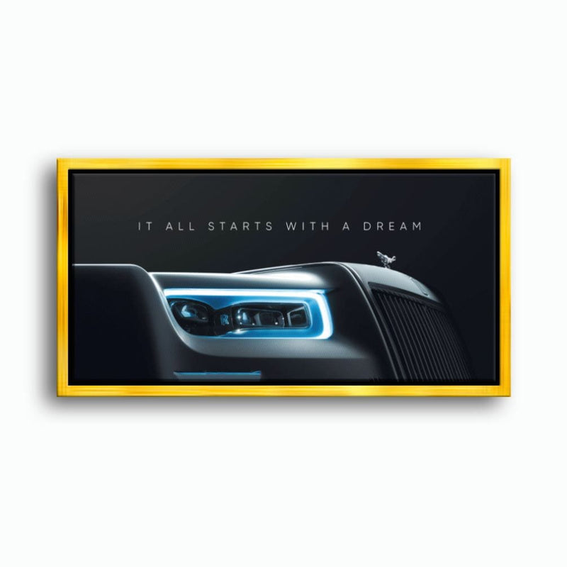 Rolls-Royce Inspirational Wall Art | Motivational Luxury Car Decor Cars