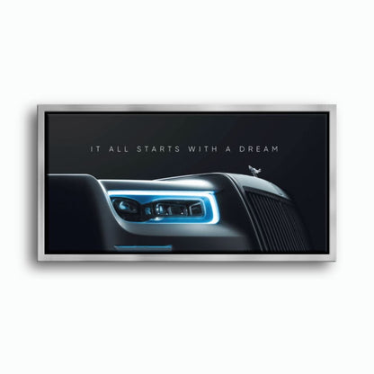 Rolls-Royce Inspirational Wall Art | Motivational Luxury Car Decor Cars