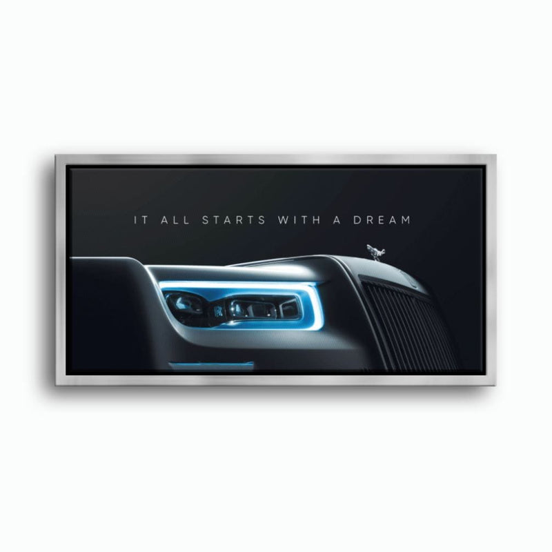 Rolls-Royce Inspirational Wall Art | Motivational Luxury Car Decor Cars
