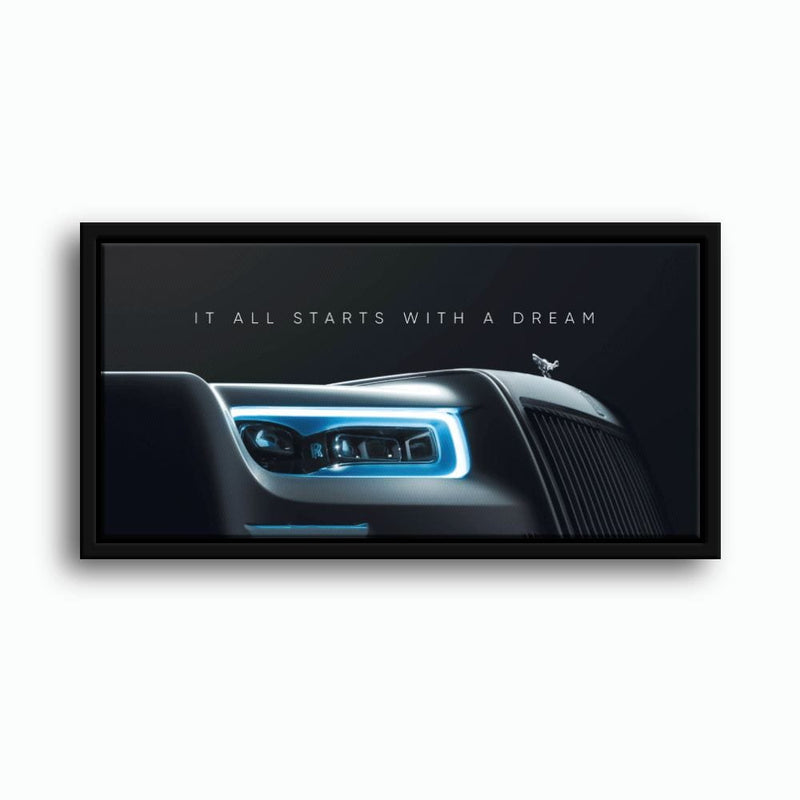 Rolls-Royce Inspirational Wall Art | Motivational Luxury Car Decor Cars