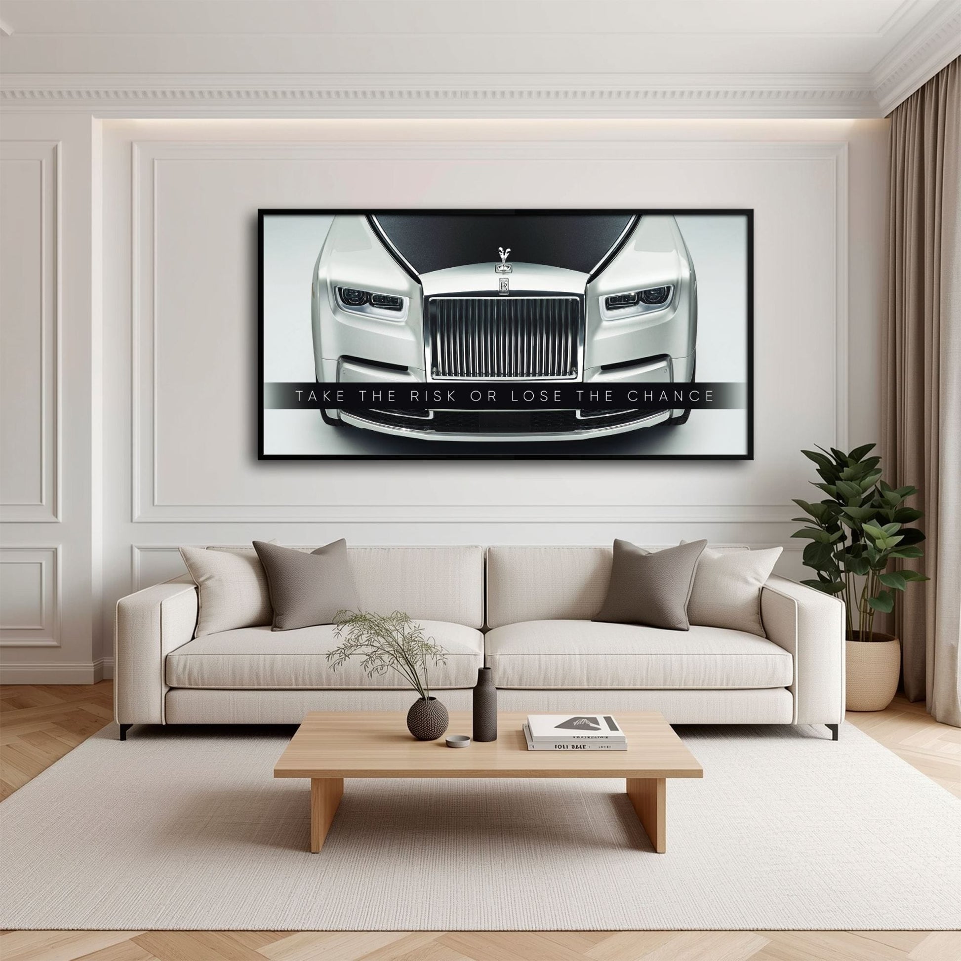 Rolls-Royce Wall Art | Luxury Car Wall Decor Canvas Print Cars