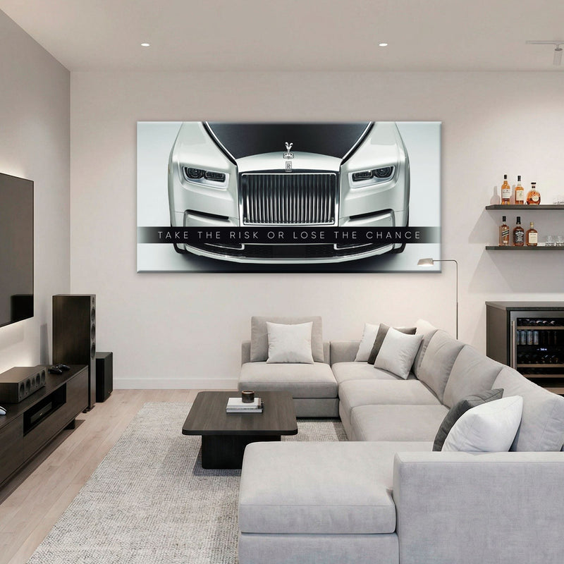 Rolls-Royce Wall Art | Luxury Car Wall Decor Canvas Print Cars