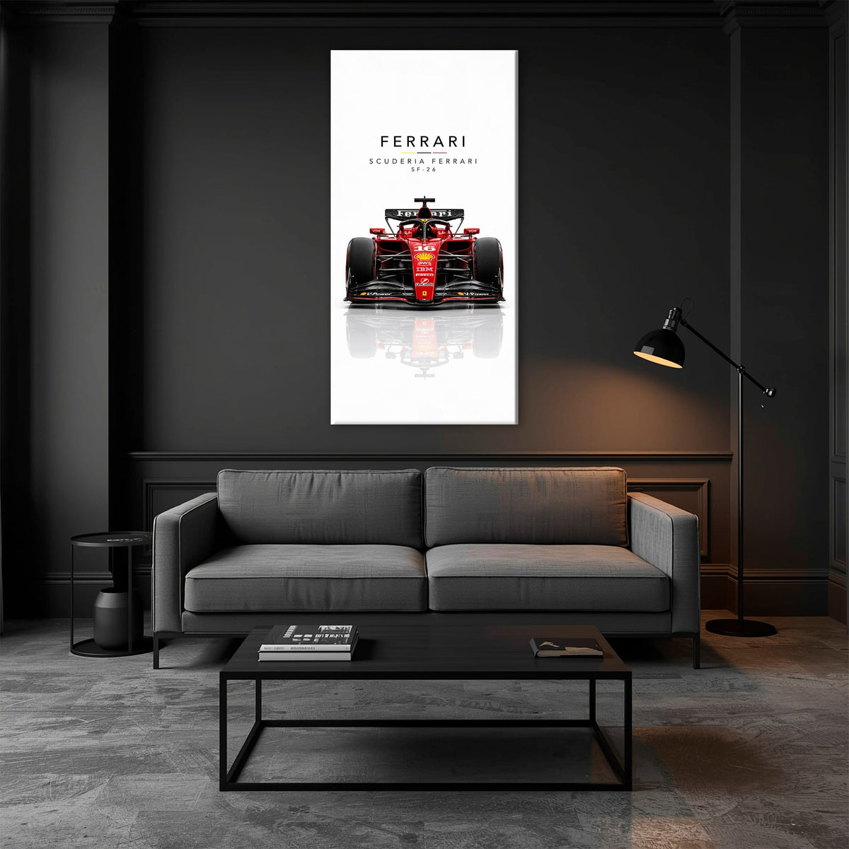 Scuderia Ferrari SF-26 Wall Art | Formula 1 Decor Cars