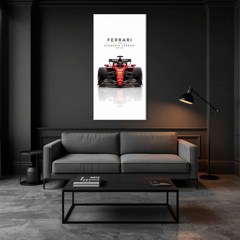 Scuderia Ferrari SF-26 Wall Art | Formula 1 Decor Cars