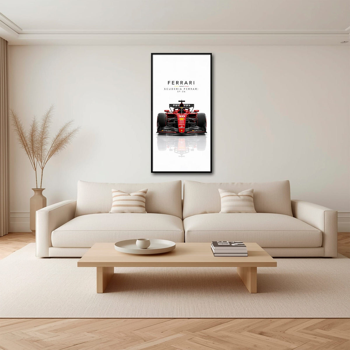 Scuderia Ferrari SF-26 Wall Art | Formula 1 Decor Cars