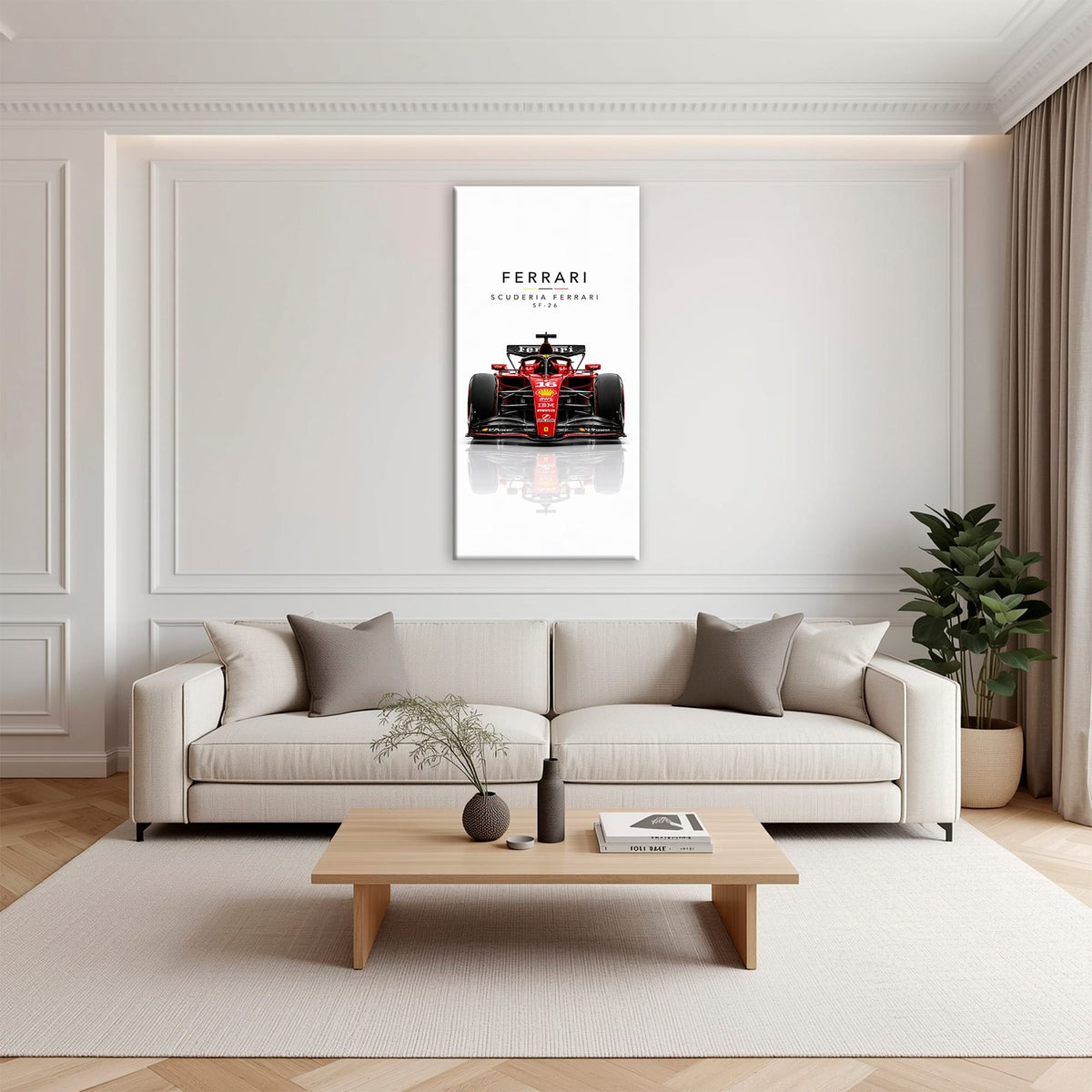Scuderia Ferrari SF-26 Wall Art | Formula 1 Decor Cars