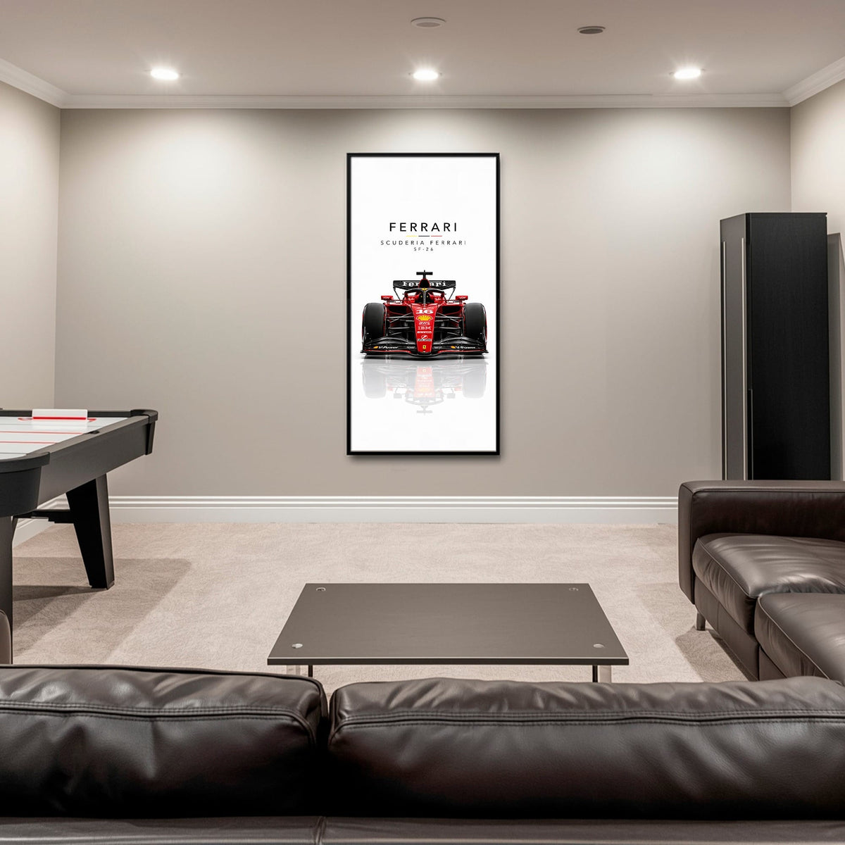 Scuderia Ferrari SF-26 Wall Art | Formula 1 Decor Cars
