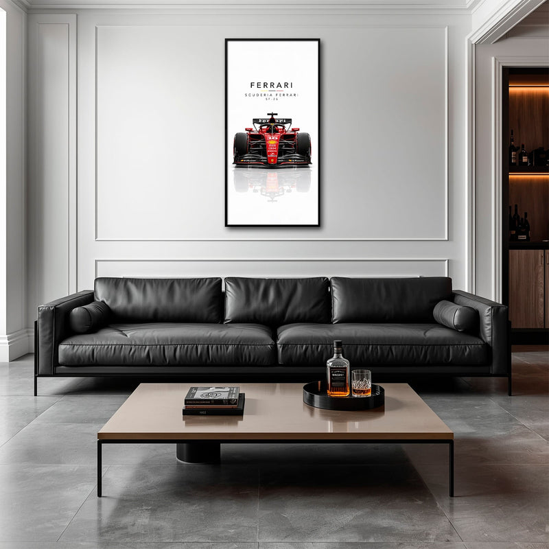 Scuderia Ferrari SF-26 Wall Art | Formula 1 Decor Cars