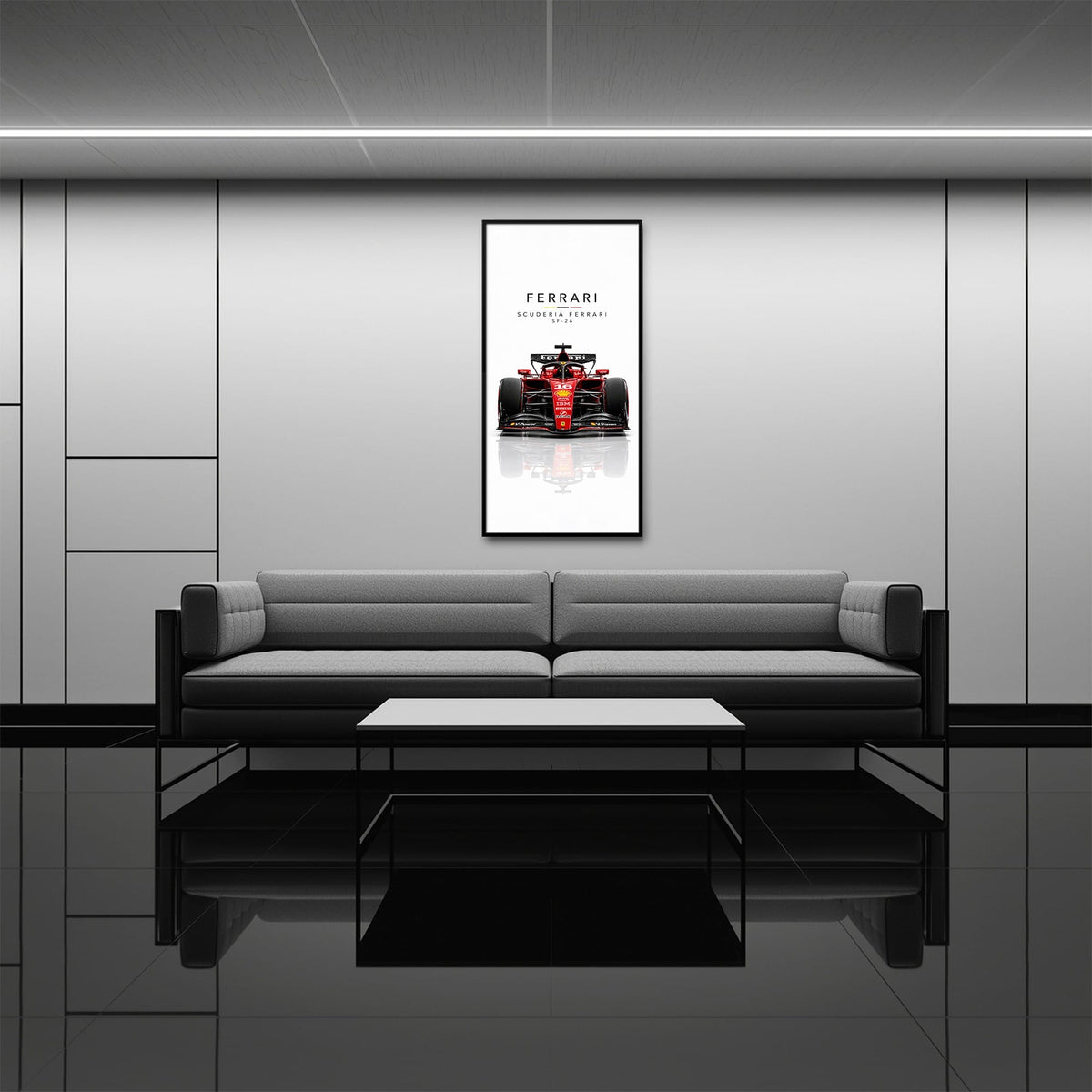 Scuderia Ferrari SF-26 Wall Art | Formula 1 Decor Cars