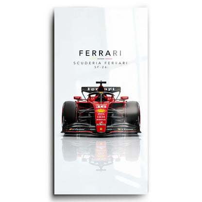 Scuderia Ferrari SF-26 Wall Art | Formula 1 Decor Cars