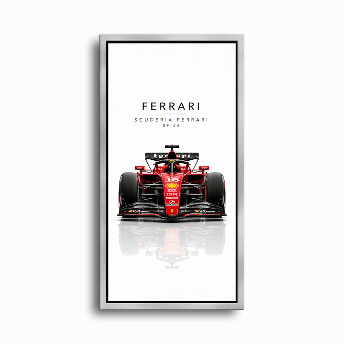 Scuderia Ferrari SF-26 Wall Art | Formula 1 Decor Cars