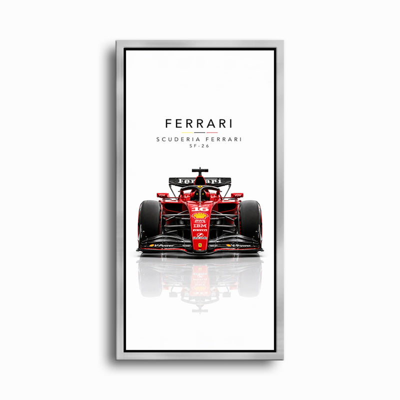 Scuderia Ferrari SF-26 Wall Art | Formula 1 Decor Cars