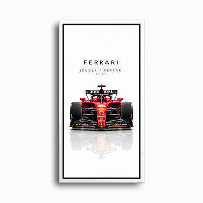 Scuderia Ferrari SF-26 Wall Art | Formula 1 Decor Cars