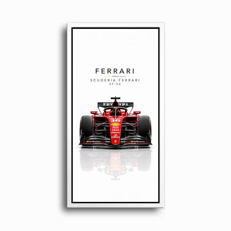 Scuderia Ferrari SF-26 Wall Art | Formula 1 Decor Cars