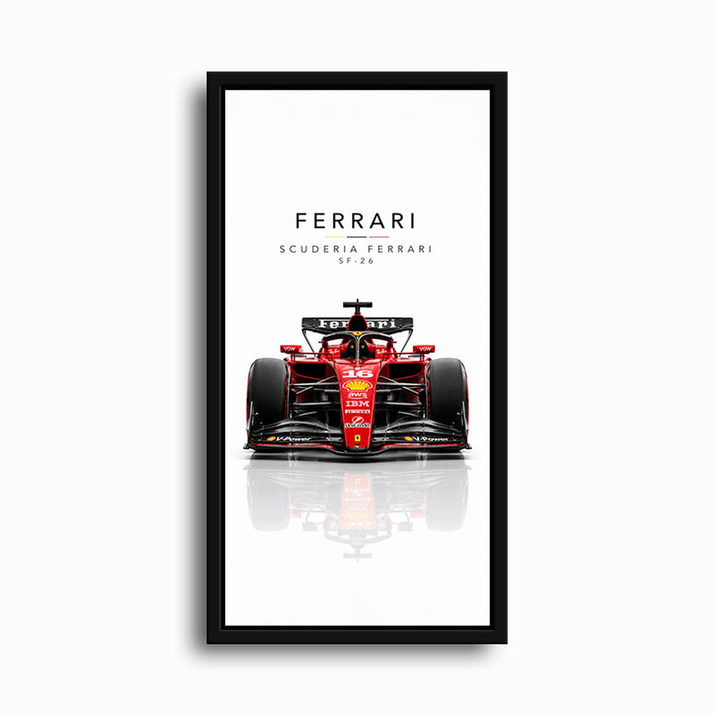 Scuderia Ferrari SF-26 Wall Art | Formula 1 Decor Cars