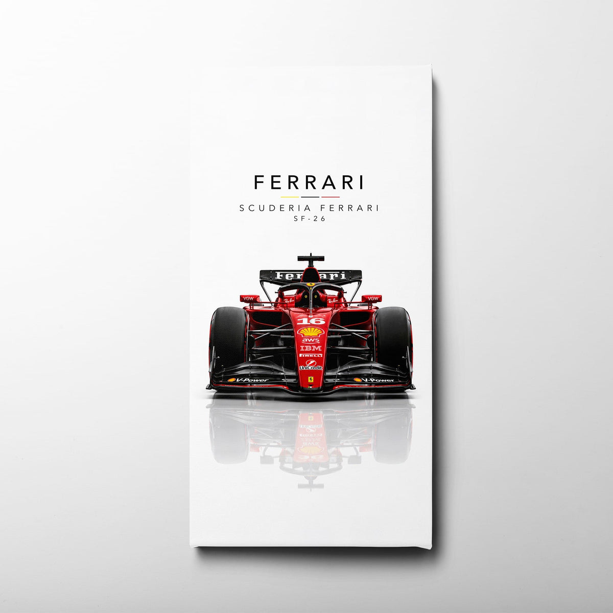 Scuderia Ferrari SF-26 Wall Art | Formula 1 Decor Cars