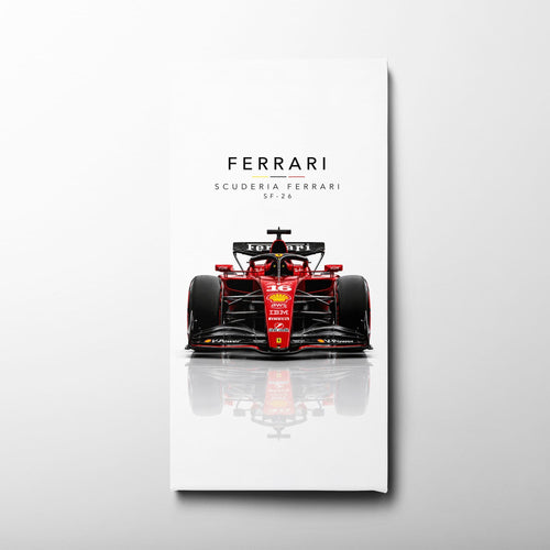 Scuderia Ferrari SF-26 Wall Art | Formula 1 Decor Cars