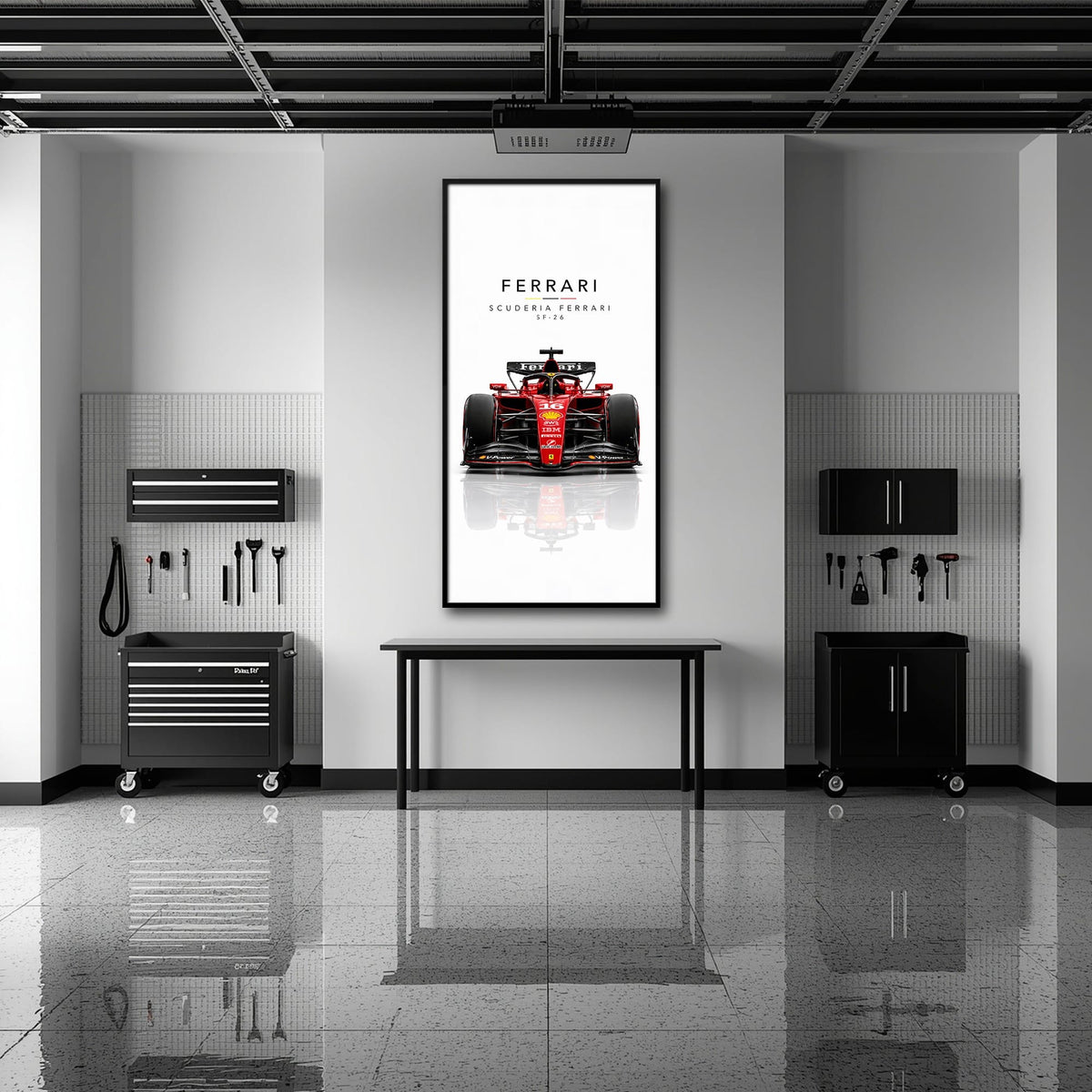 Scuderia Ferrari SF-26 Wall Art | Formula 1 Decor Cars