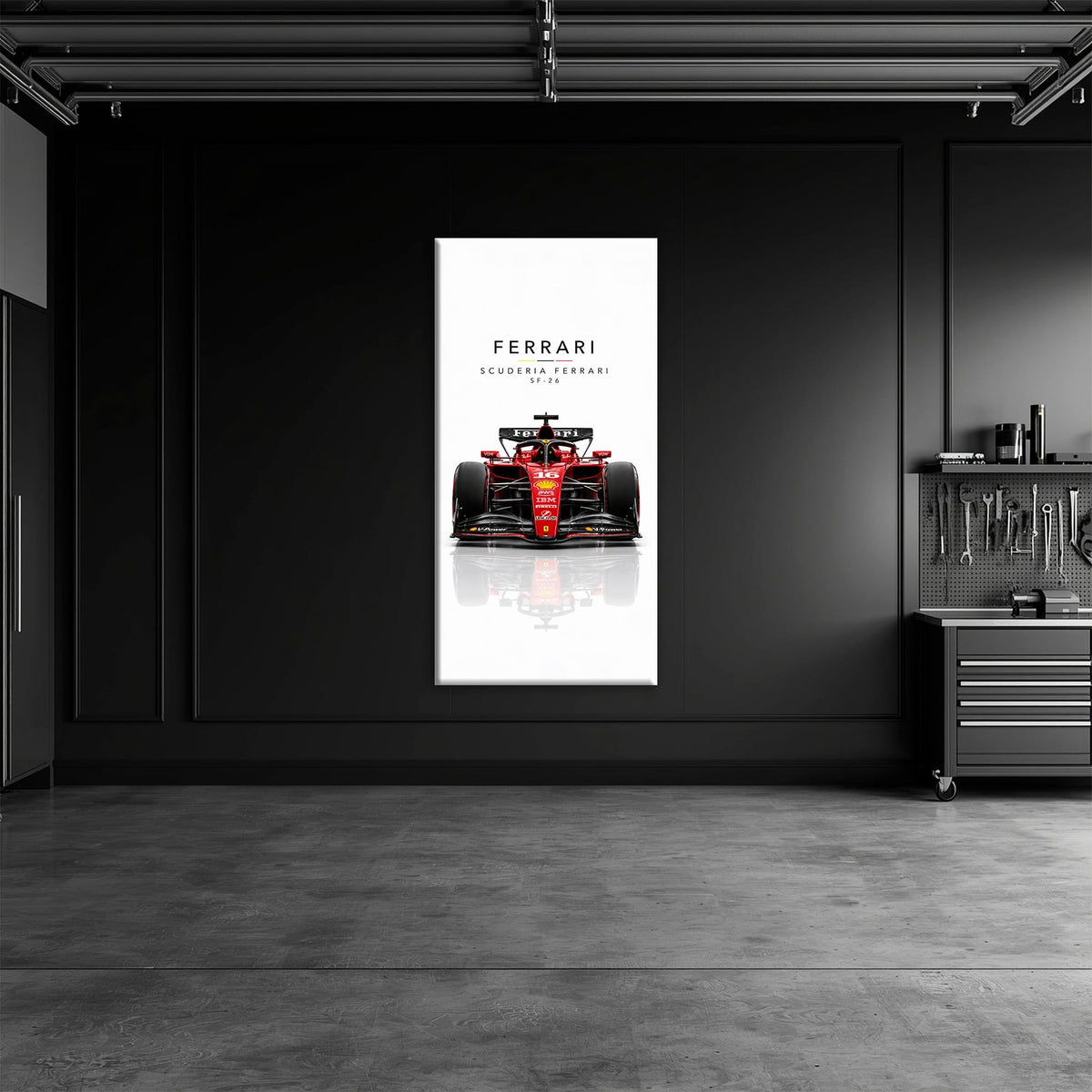 Scuderia Ferrari SF-26 Wall Art | Formula 1 Decor Cars