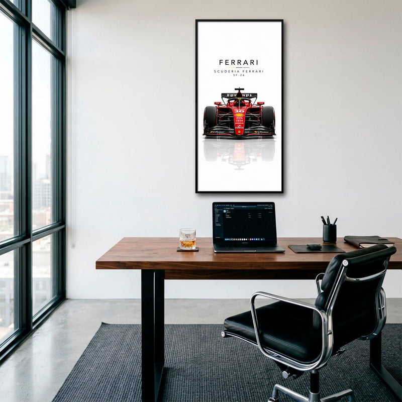 Scuderia Ferrari SF-26 Wall Art | Formula 1 Decor Cars