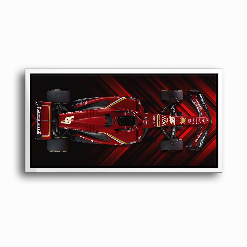 Scuderia Masterpiece Ferrari F1 Wall Art | Garage Decor Cars