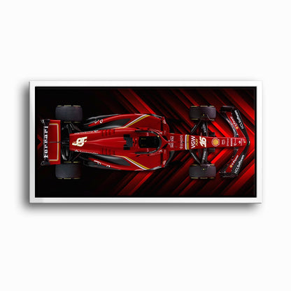 Scuderia Masterpiece Ferrari F1 Wall Art | Garage Decor Cars