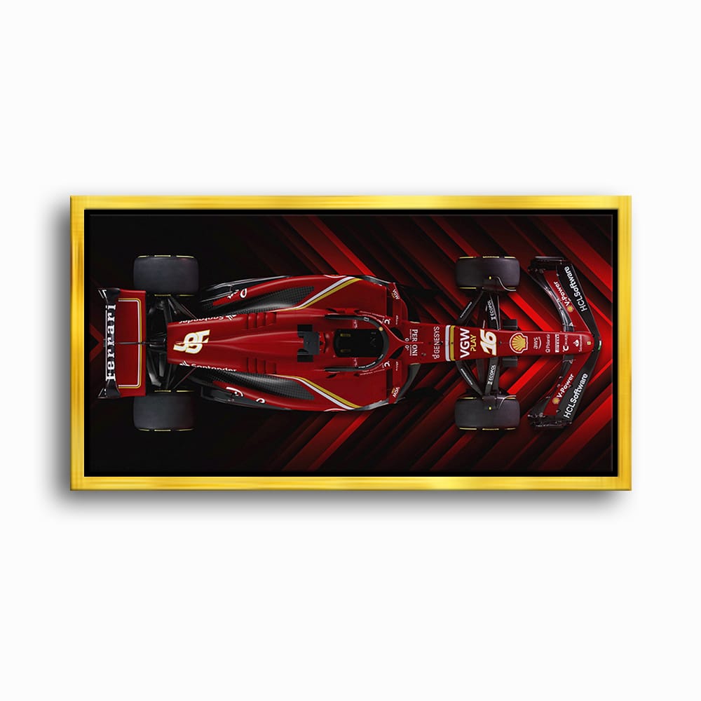 Scuderia Masterpiece Ferrari F1 Wall Art | Garage Decor Cars