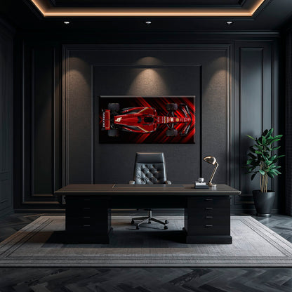 Scuderia Masterpiece Ferrari F1 Wall Art | Garage Decor Cars