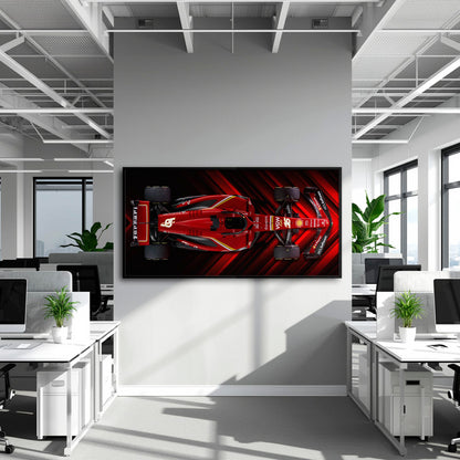 Scuderia Masterpiece Ferrari F1 Wall Art | Garage Decor Cars