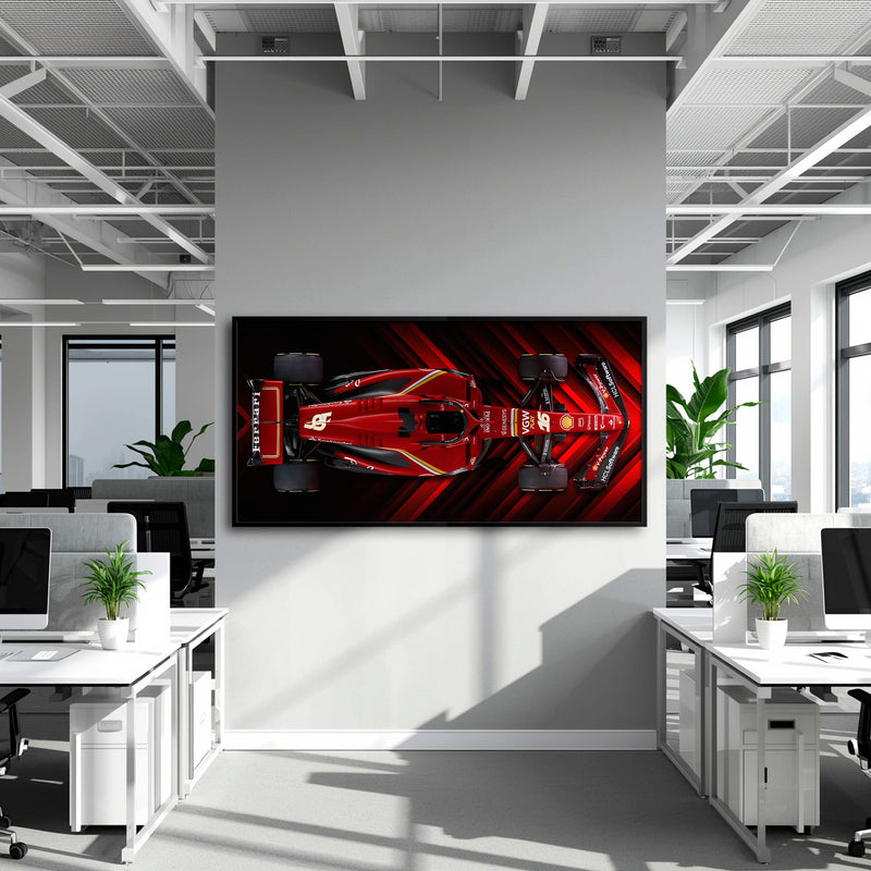 Scuderia Masterpiece Ferrari F1 Wall Art | Garage Decor Cars