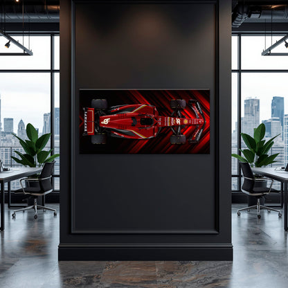 Scuderia Masterpiece Ferrari F1 Wall Art | Garage Decor Cars