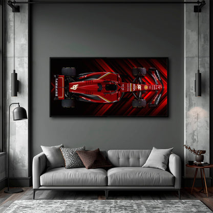 Scuderia Masterpiece Ferrari F1 Wall Art | Garage Decor Cars