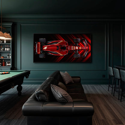 Scuderia Masterpiece Ferrari F1 Wall Art | Garage Decor Cars