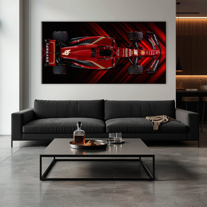 Scuderia Masterpiece Ferrari F1 Wall Art | Garage Decor Cars