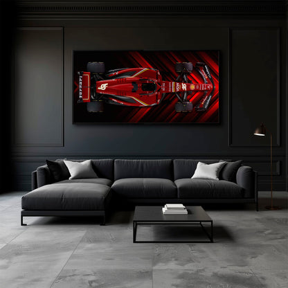 Scuderia Masterpiece Ferrari F1 Wall Art | Garage Decor Cars