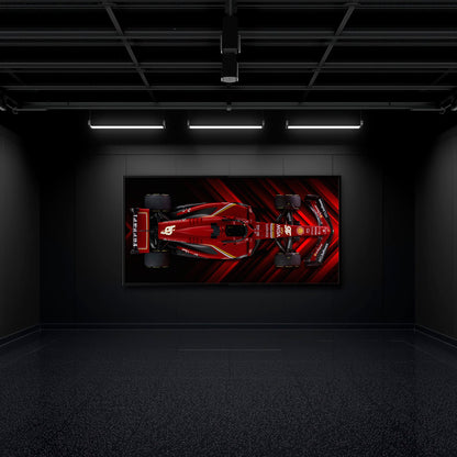 Scuderia Masterpiece Ferrari F1 Wall Art | Garage Decor Cars