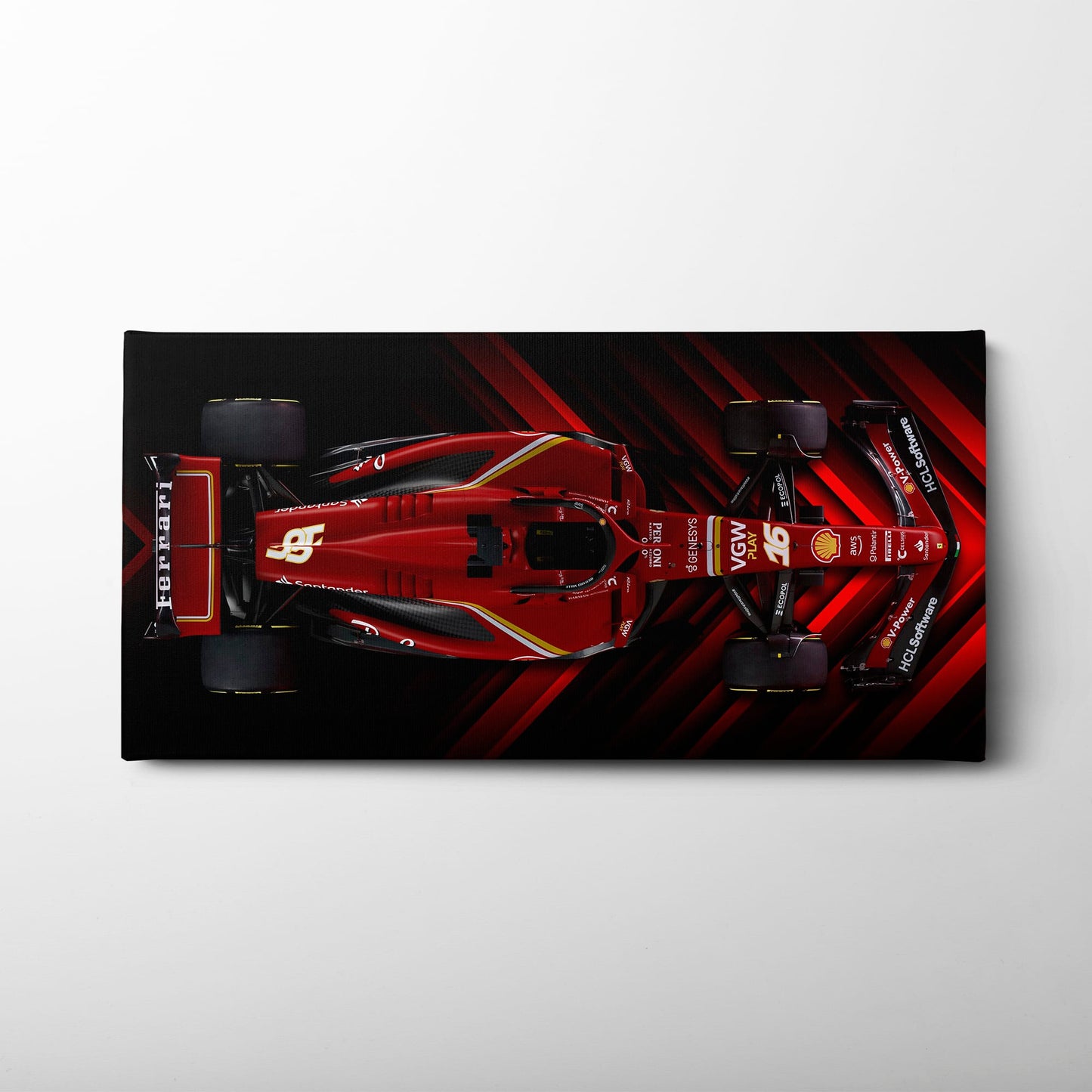 Scuderia Masterpiece Ferrari F1 Wall Art | Garage Decor Cars