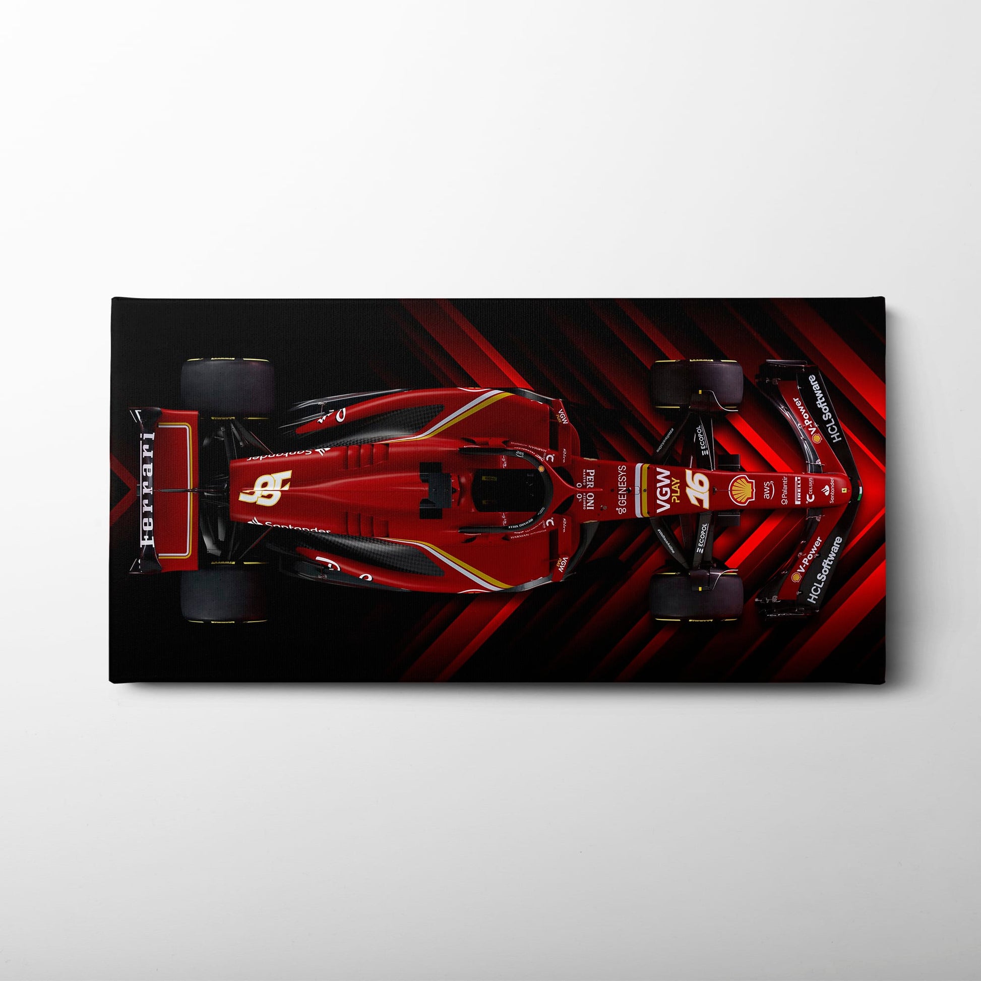 Scuderia Masterpiece Ferrari F1 Wall Art | Garage Decor Cars