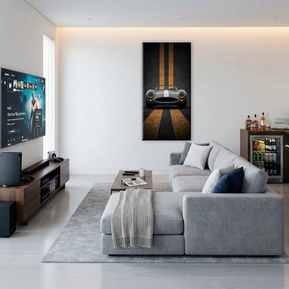 Shelby Cobra Wall Art | Vintage Sports Car Canvas Print | Garage Decor Cars