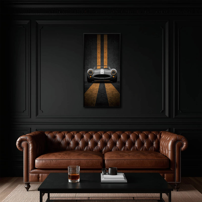 Shelby Cobra Wall Art | Vintage Sports Car Canvas Print | Garage Decor Cars