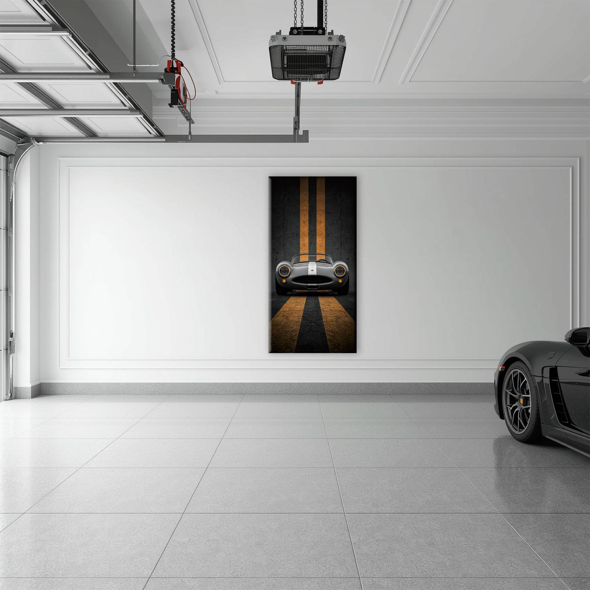 Shelby Cobra Wall Art | Vintage Sports Car Canvas Print | Garage Decor Cars