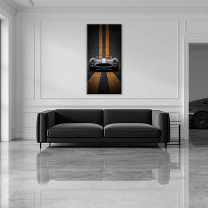 Shelby Cobra Wall Art | Vintage Sports Car Canvas Print | Garage Decor Cars
