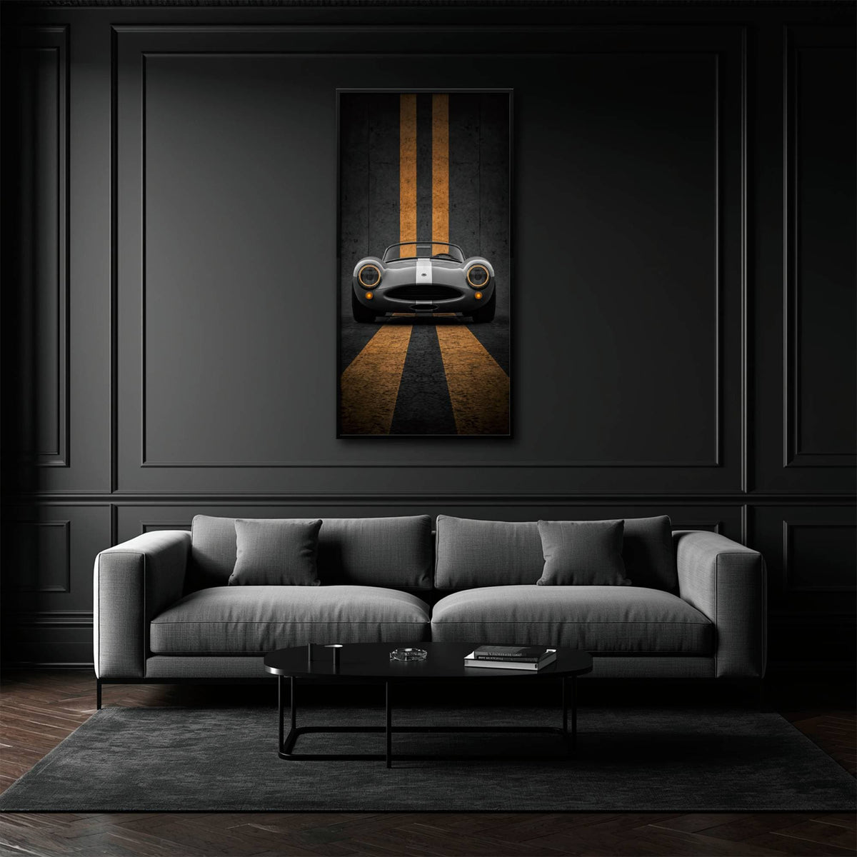 Shelby Cobra Wall Art | Vintage Sports Car Canvas Print | Garage Decor Cars