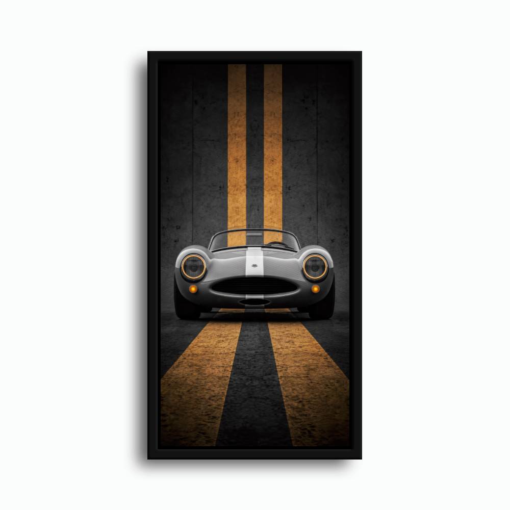 Shelby Cobra Wall Art | Vintage Sports Car Canvas Print | Garage Decor Cars