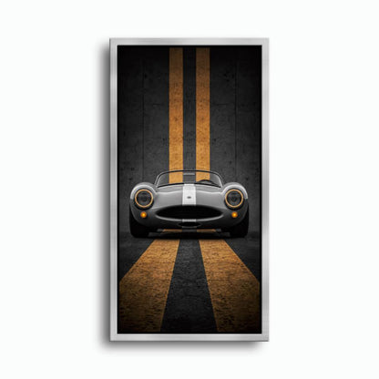 Shelby Cobra Wall Art | Vintage Sports Car Canvas Print | Garage Decor Cars